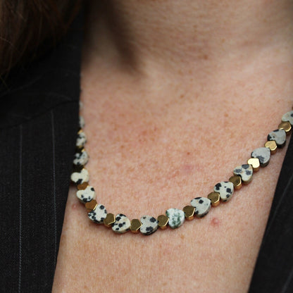 Mira Rustfrit Stål Hjerte Halskæde