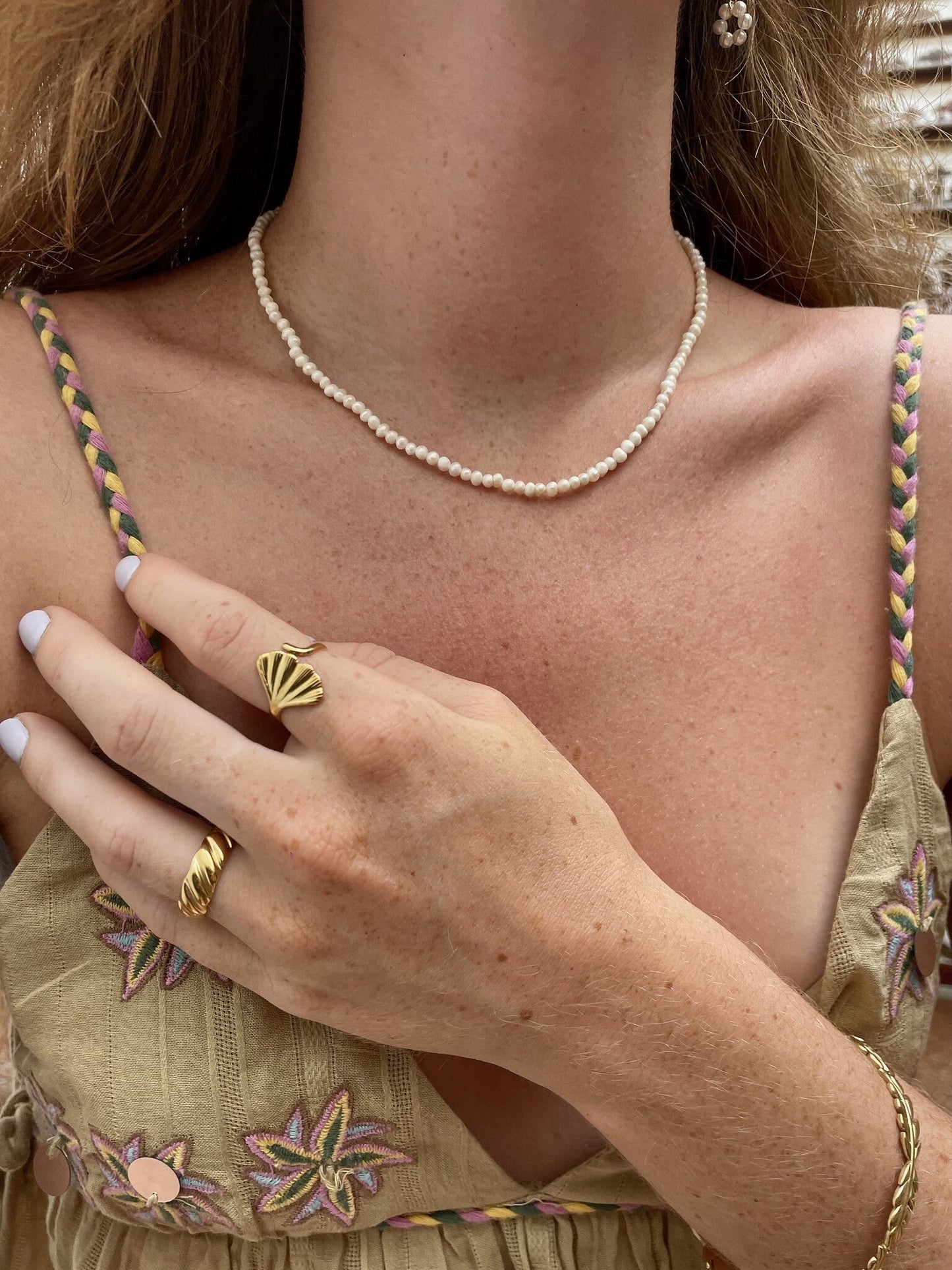 Clara Ferskvandsperlehalskæde