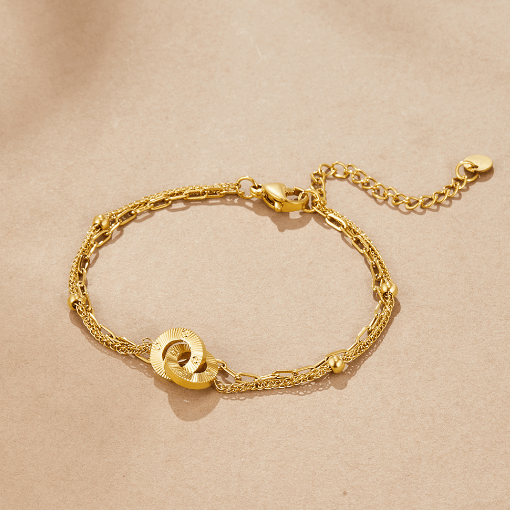 Lagdelt Eternity Loop-armbånd