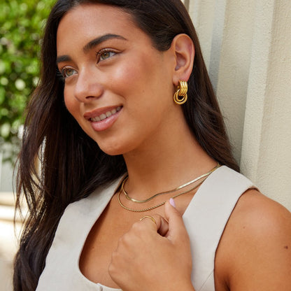 Lexi Schicht-Hoops Ohrringe