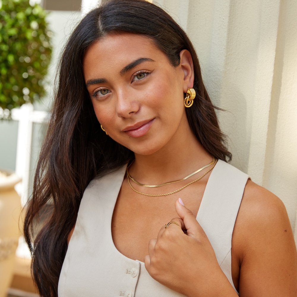 Lexi Schicht-Hoops Ohrringe