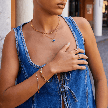 Leyla 18K Guldarmring