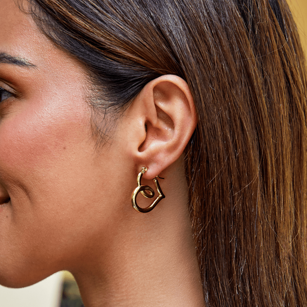 Lira Snoede Hjerte Creoler