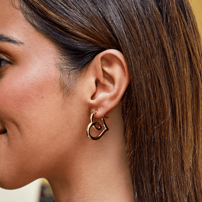 Lira Snoede Hjerte Creoler