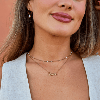 “Kærlighed” Vedhæng Halskæde