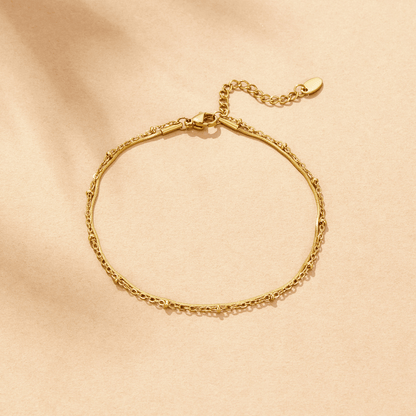 Pia Guld Lagdelt Anklet