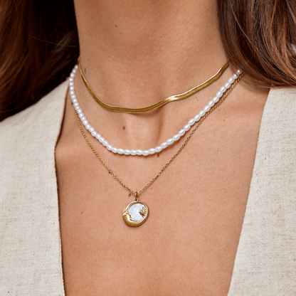 Sarya Slangekæde Guld Halskæde