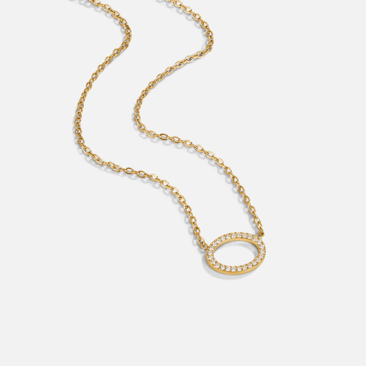 Sienna Krystalhalskæde