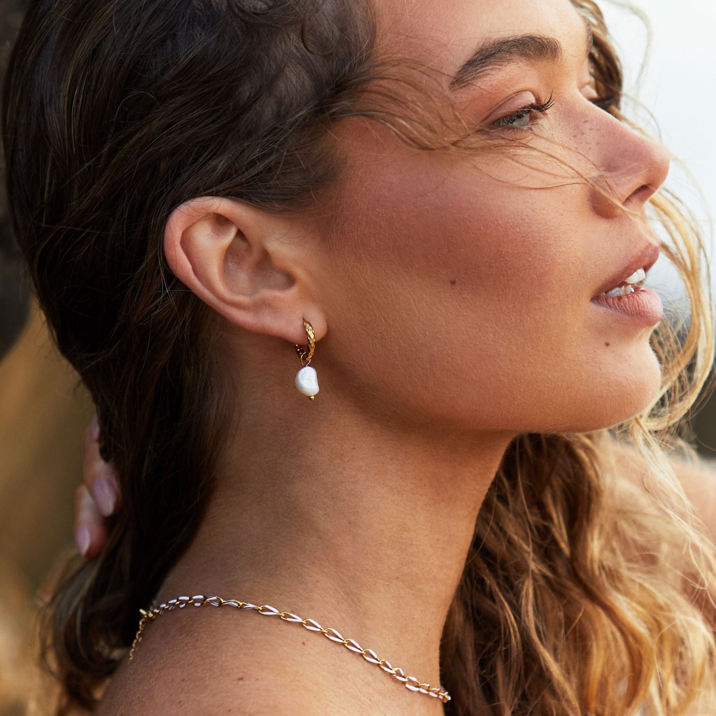 HAMREDE PERLE ØRERINGE